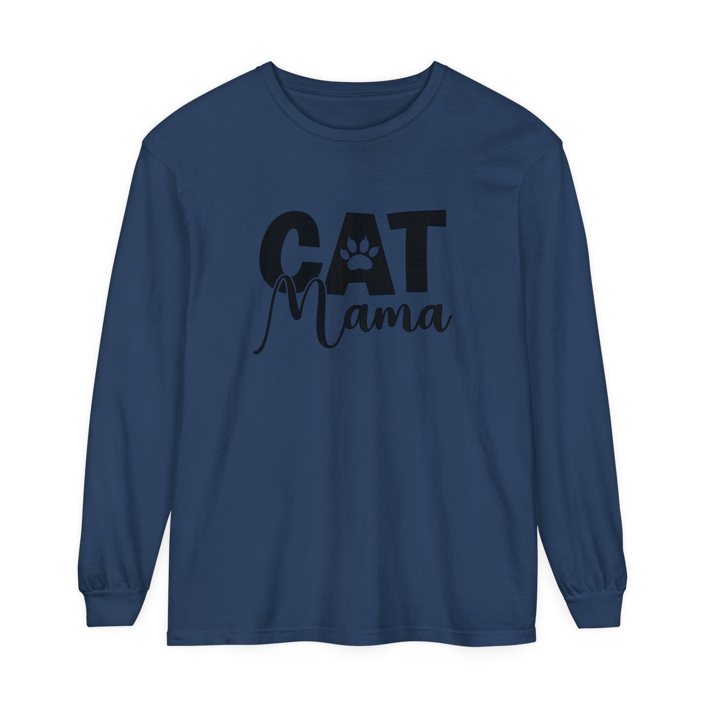 Cat Mama Women's Loose Long Sleeve T-Shirt