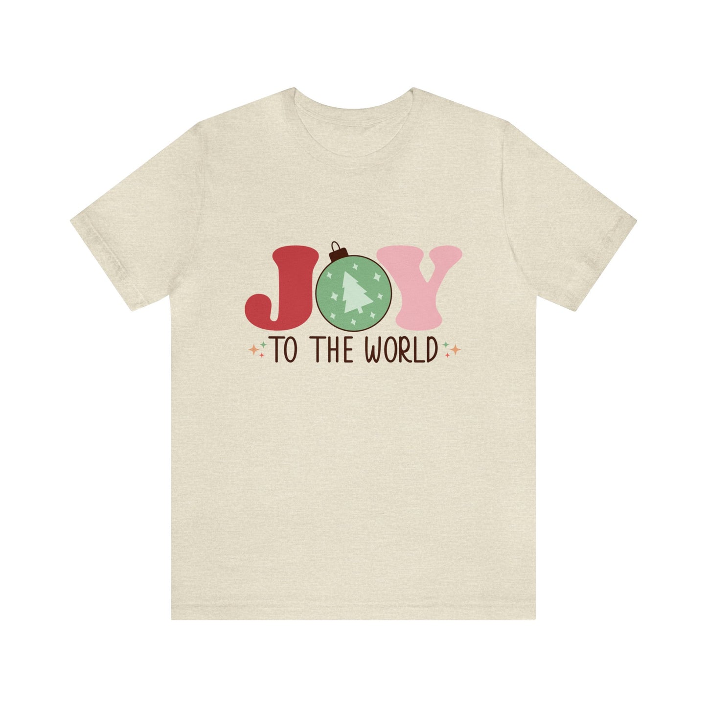 Joy To The World Women's Short Sleeve Christmas T Shirt