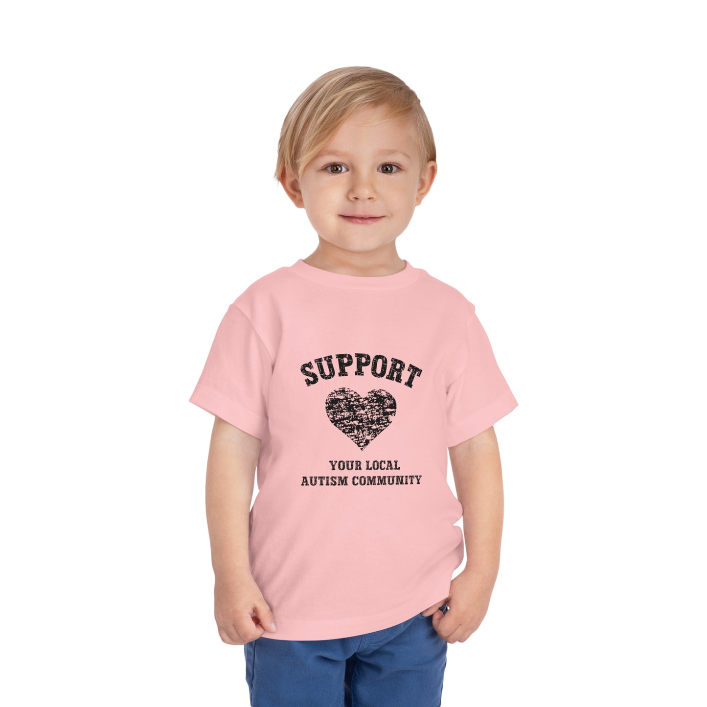 Support Your Local Autism Community  Autism Toddler Short Sleeve Tee