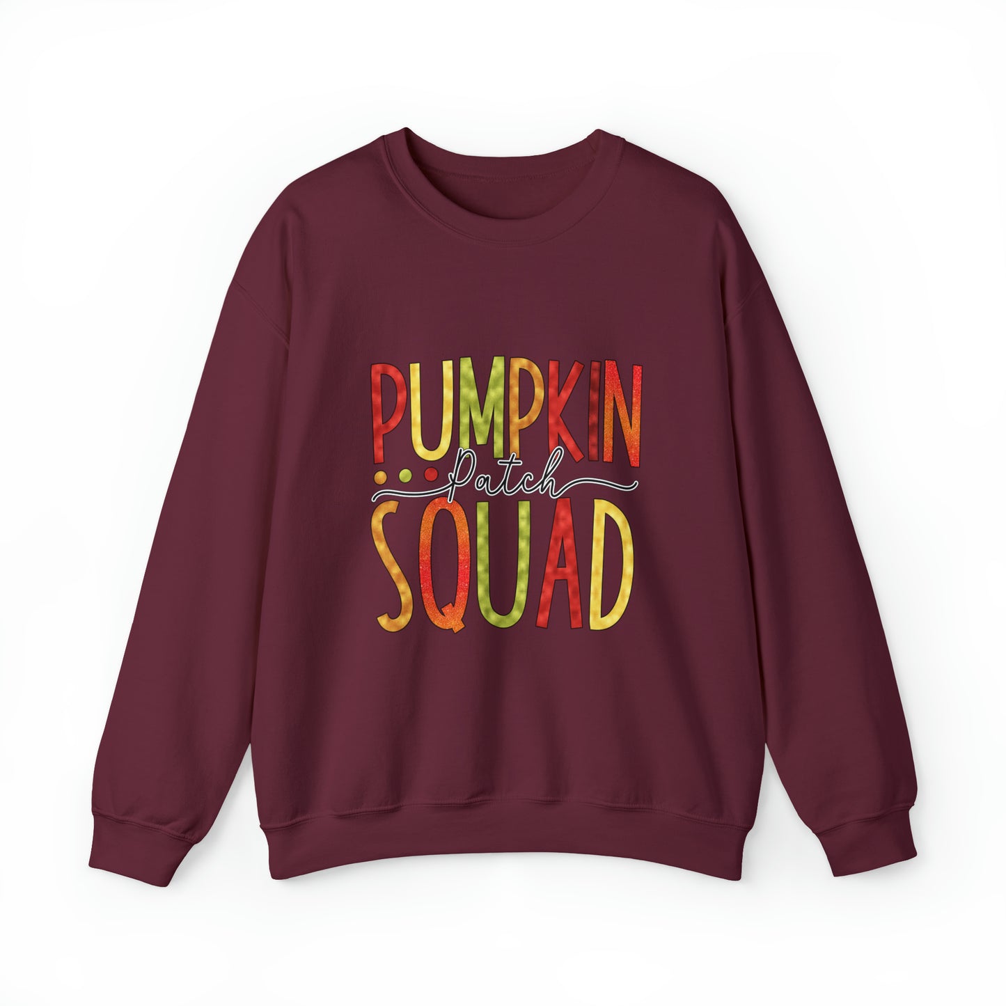 Style 6 Pumpkin Patch Squad  Women's Fall Crewneck Sweatshirt