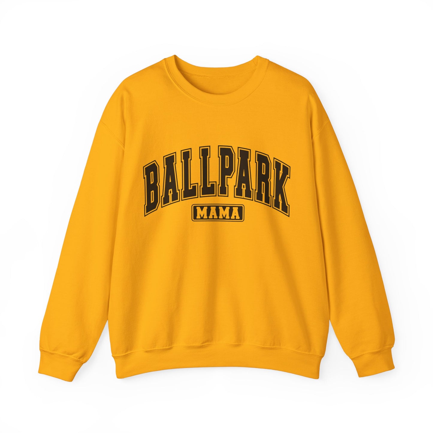 Ball Park Mama Women's Crewneck Sweatshirt Baseball Softball Tball