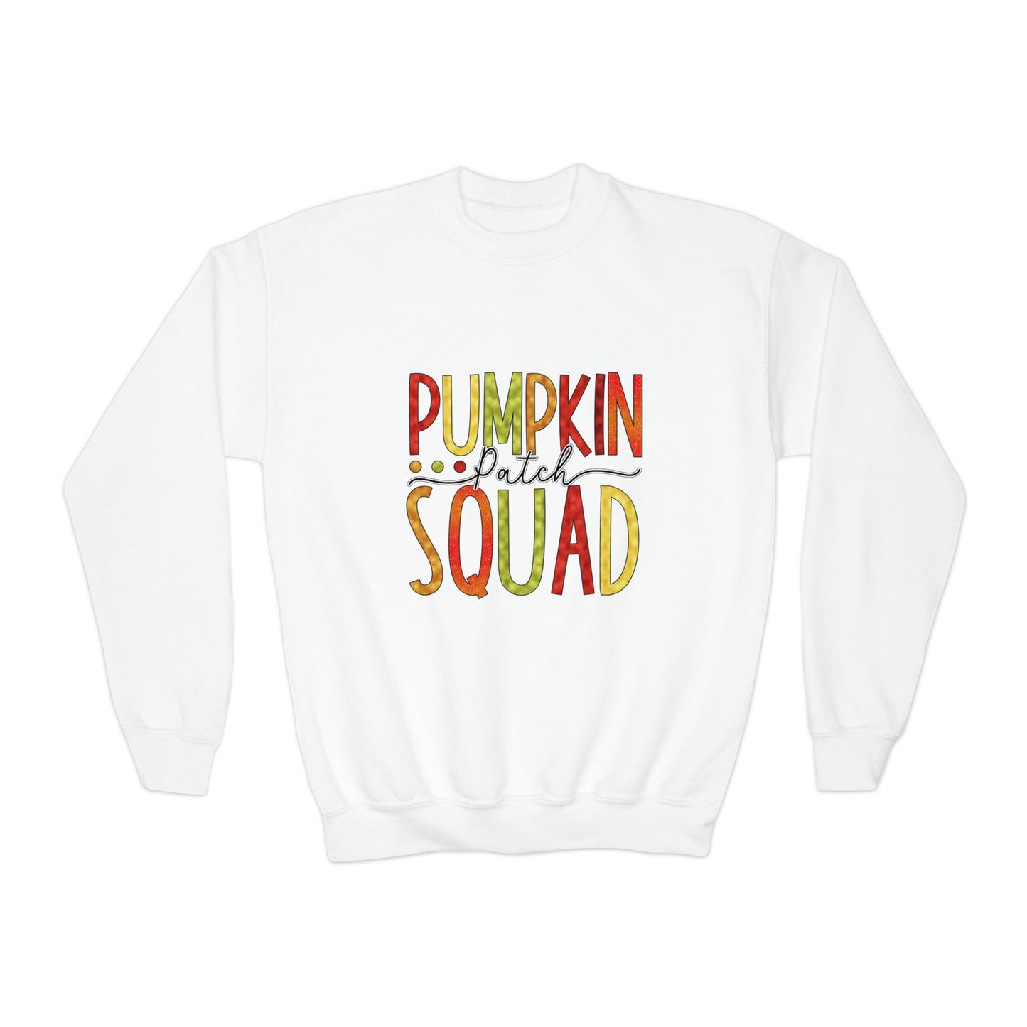 Style 6 Pumpkin Patch Squad Youth Crewneck Sweatshirt