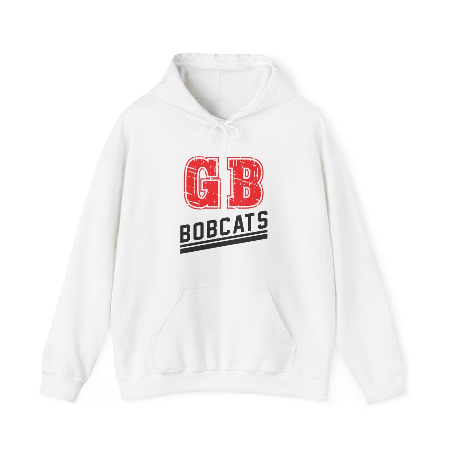 GB Bobcats Football Adult Unisex Heavy Blend™ Hooded Sweatshirt