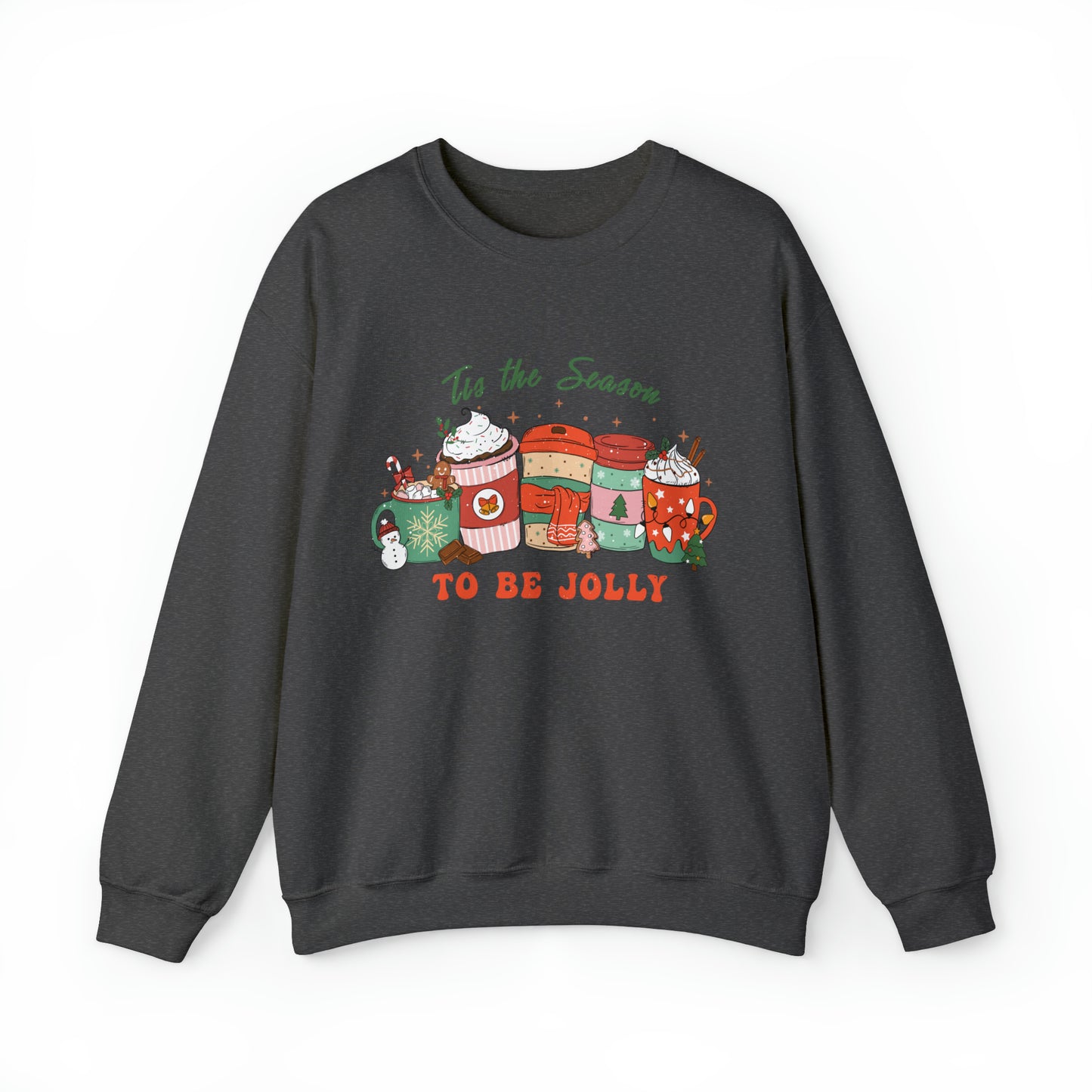 Tis the Season to be Jolly Christmas Crewneck Sweatshirt Women's