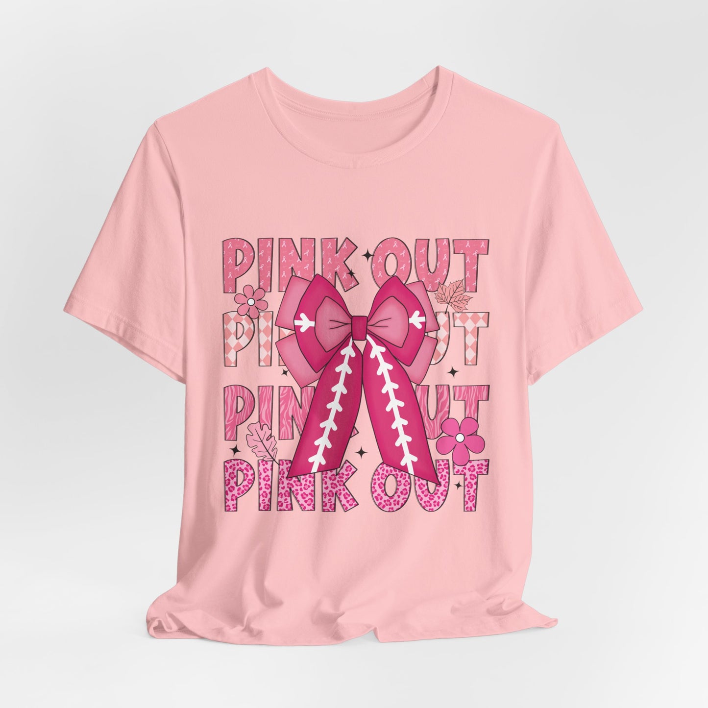 Pink Out Women's Breast Cancer Awareness Short Sleeve Tee