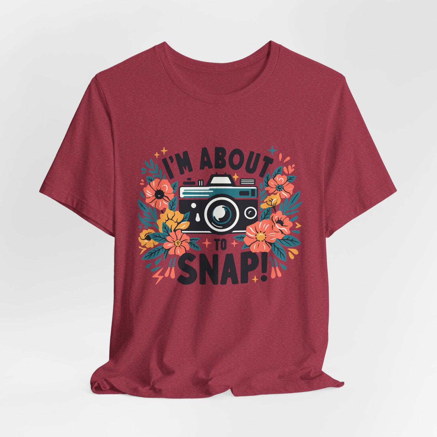 About to Snap Photographer Women's Funny Short Sleeve Tshirt