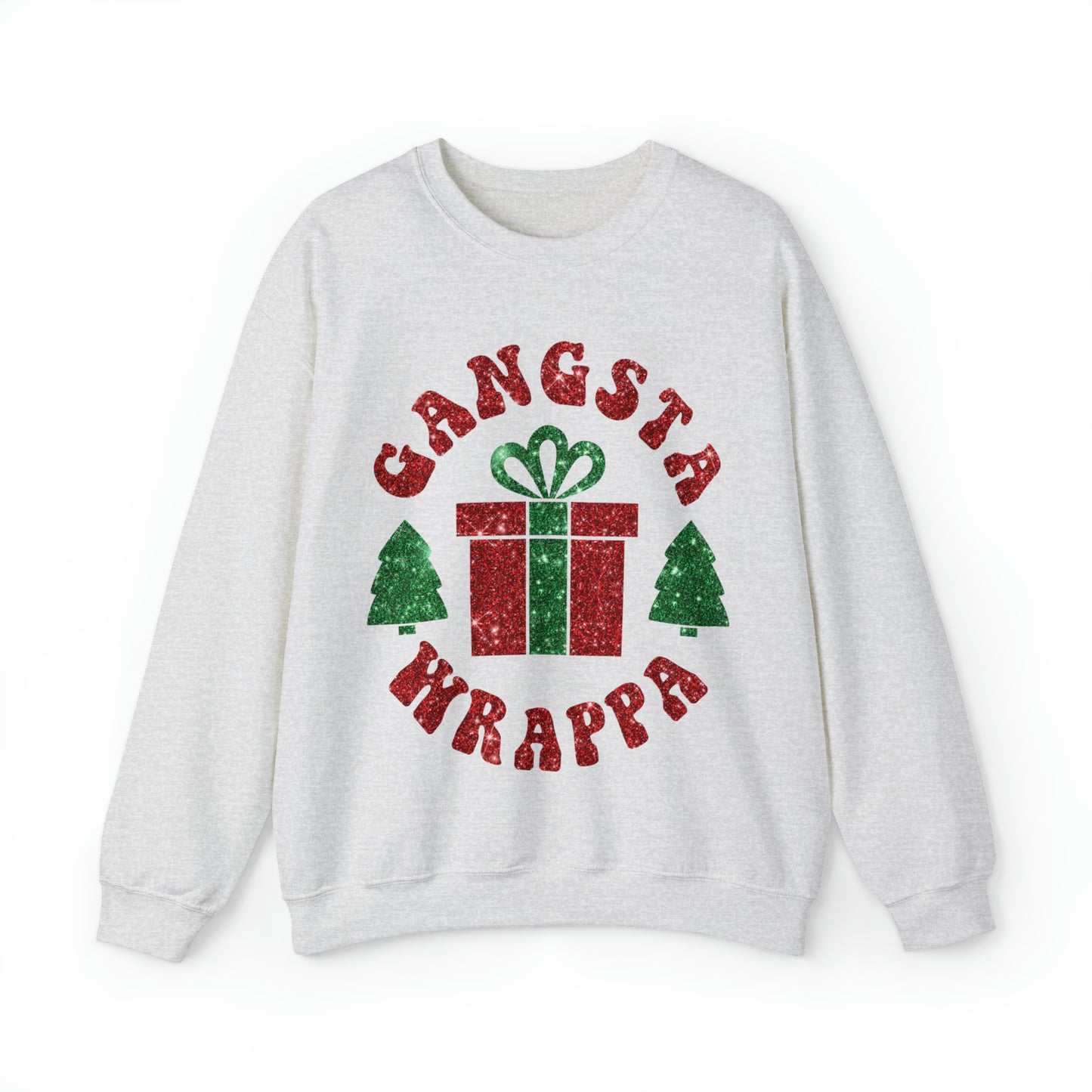 Gangsta Wrappa Women's Christmas Crewneck Sweatshirt