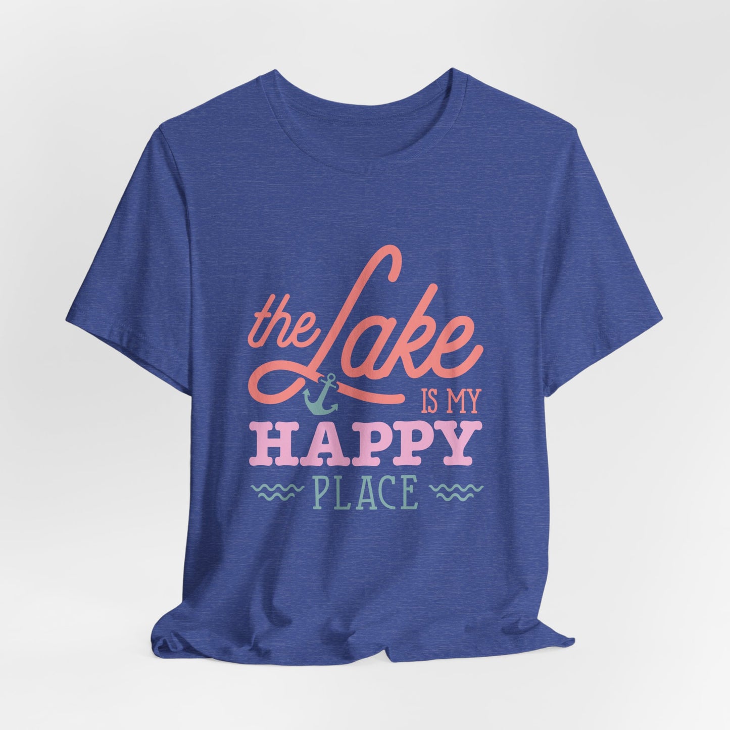 The Lake is My Happy Place Women's Short Sleeve Tee