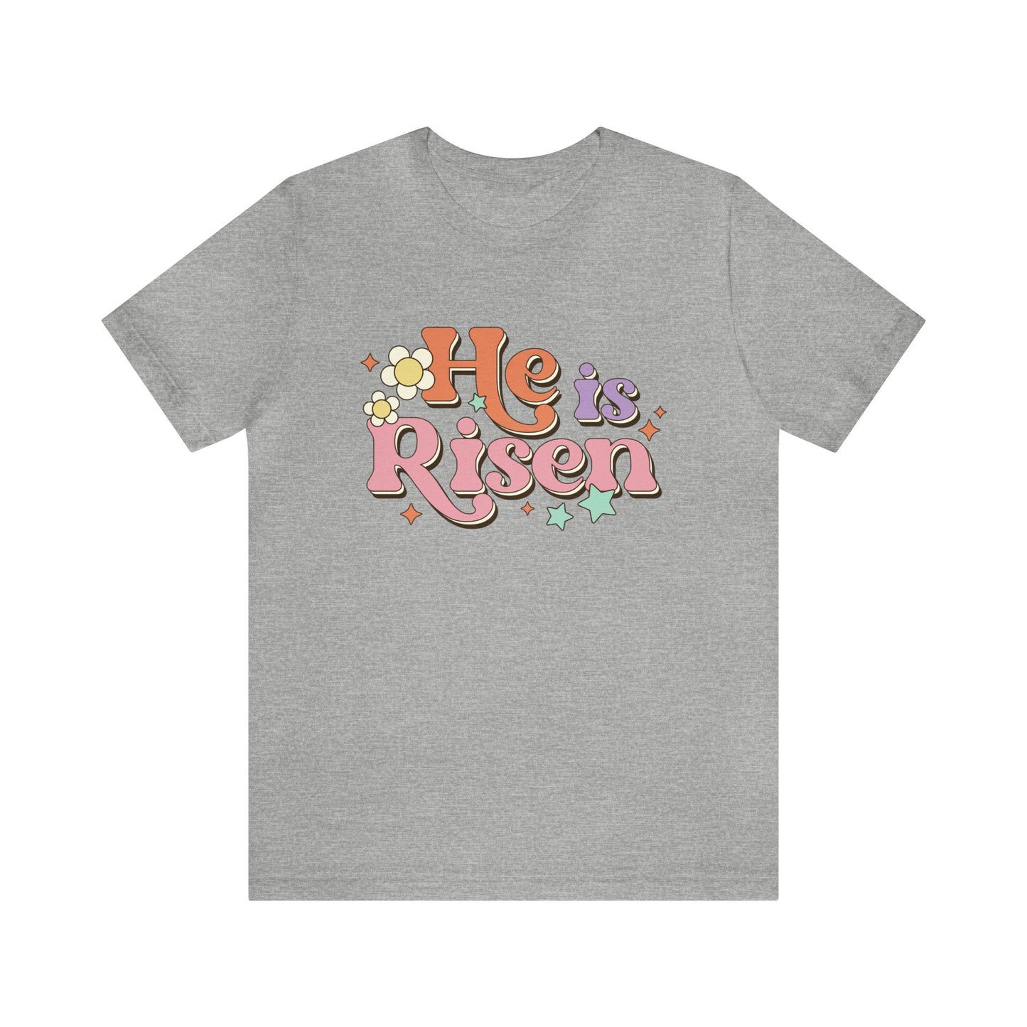 He is Risen Women's Easter Short Sleeve Tee