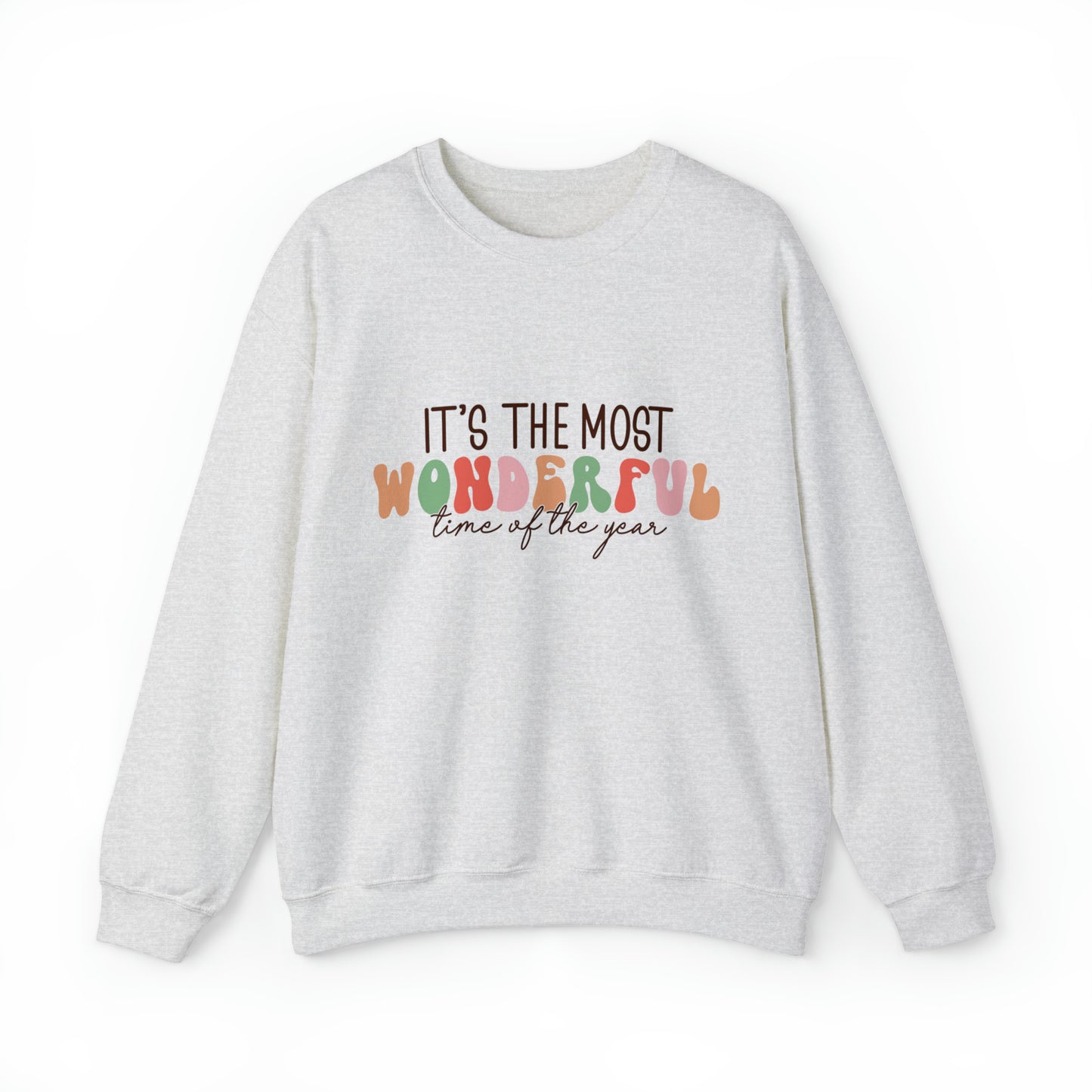 It's the most wonderful time of the year Christmas Crewneck Sweatshirt