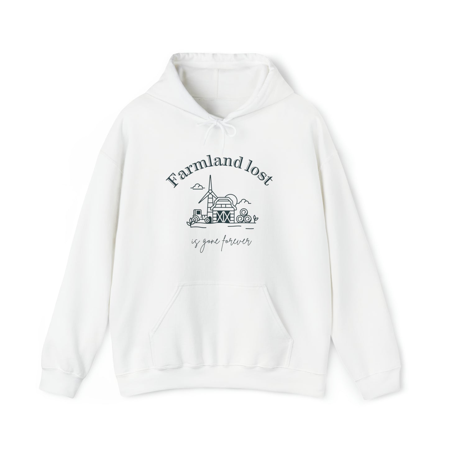 Farmland lost is gone forever Unisex Pullover Hoodie Sweatshirt