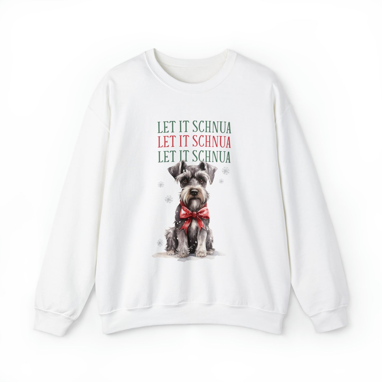 Christmas Schnauzer Crewneck Sweatshirt Women's and Men's