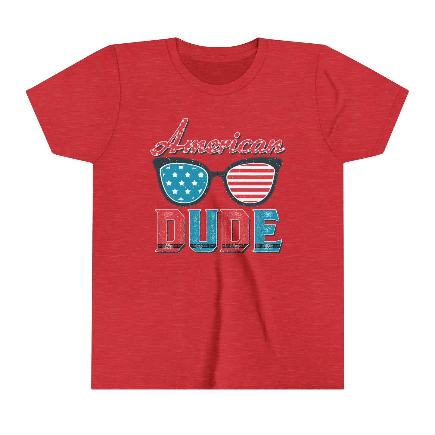 American Dude 4th of July USA Youth Shirt