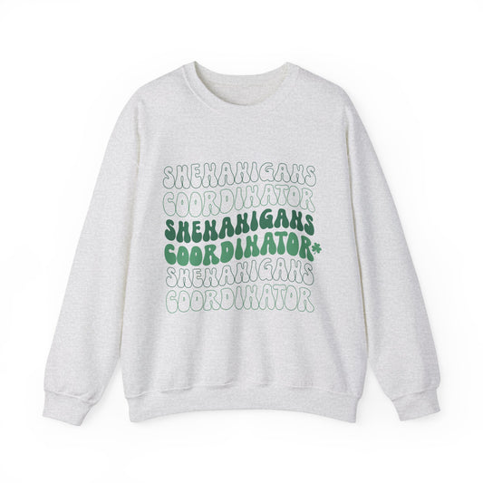 Shenanigans Coordinator St. Patrick's Day Adult Unisex Sweatshirt