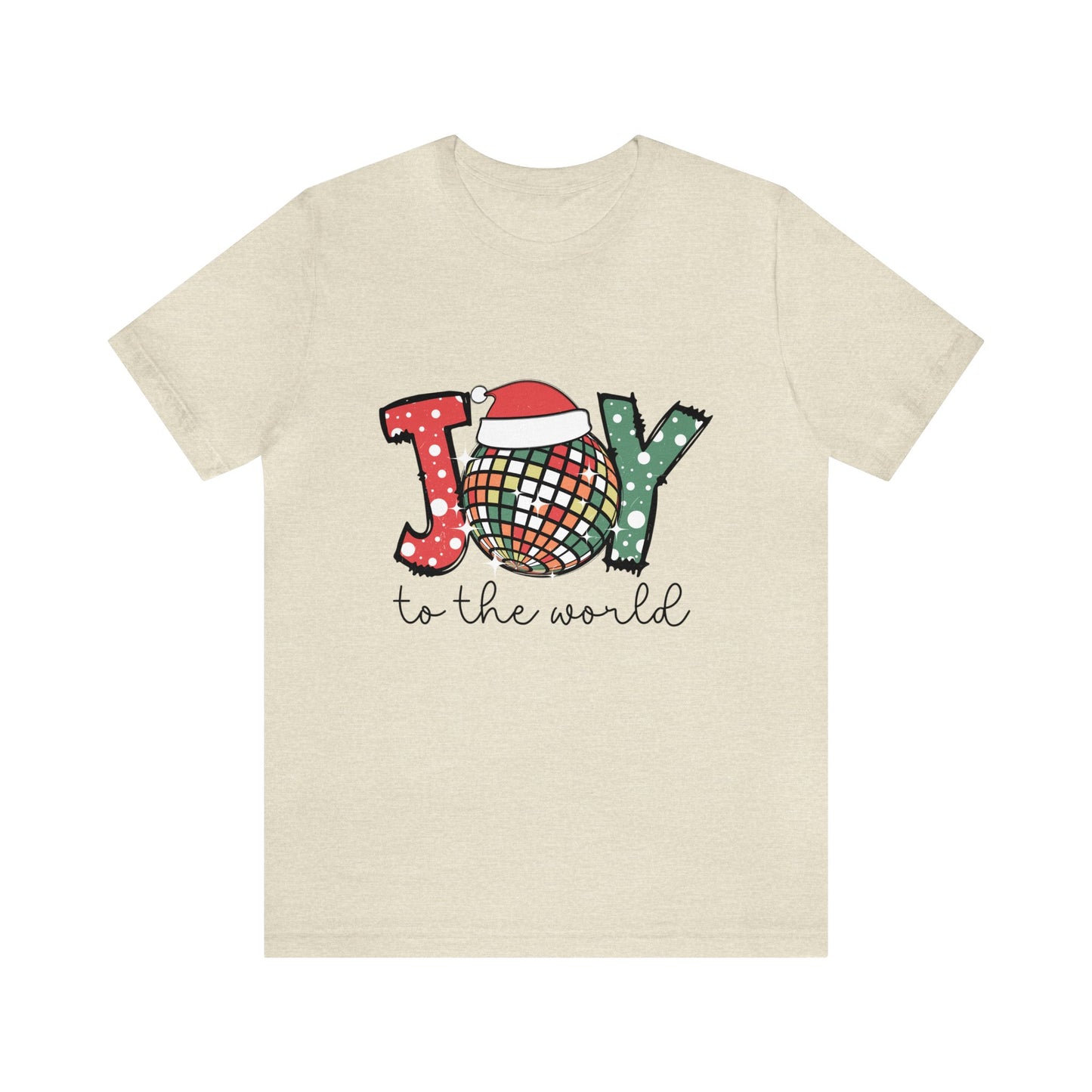 JOY to the World Women's Short Sleeve Christmas T Shirt