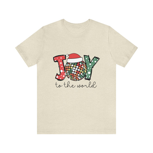 JOY to the World Women's Short Sleeve Christmas T Shirt