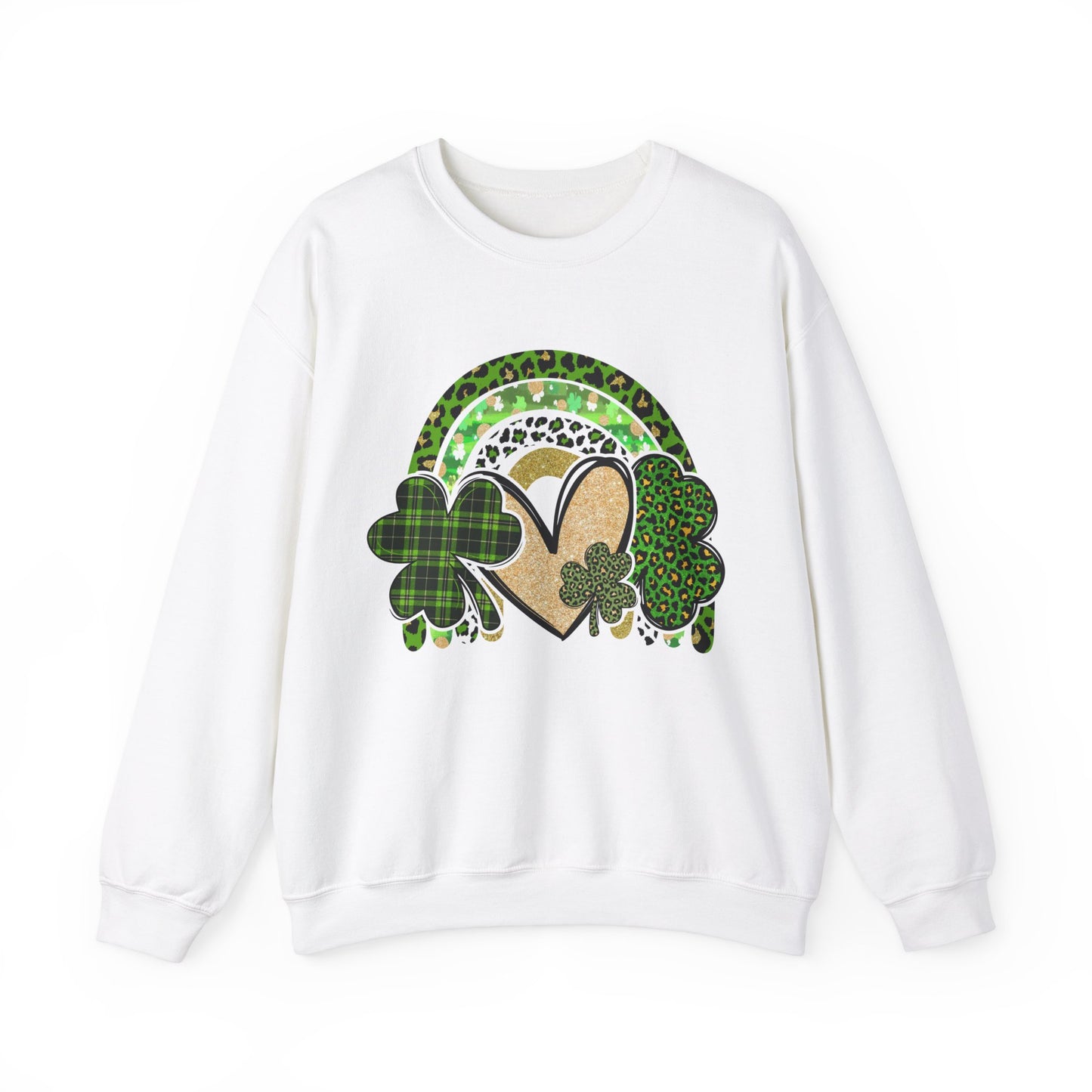 Shamrock Rainbow St. Patrick's Day Shamrock Women's Sweatshirt