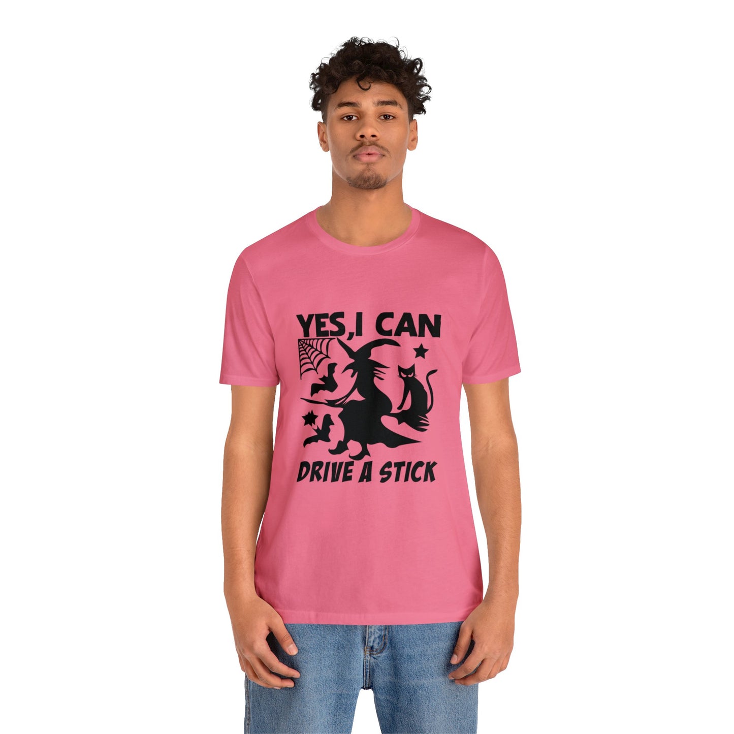 I can drive a stick (Witch on broom)  T-Shirt