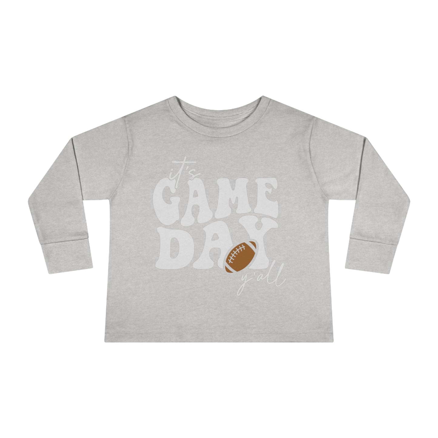 It's Game Day Ya'll  Toddler Long Sleeve Tee