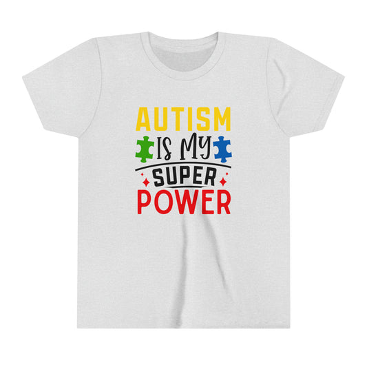 Autism is my super power Autism Advocate Youth Shirt