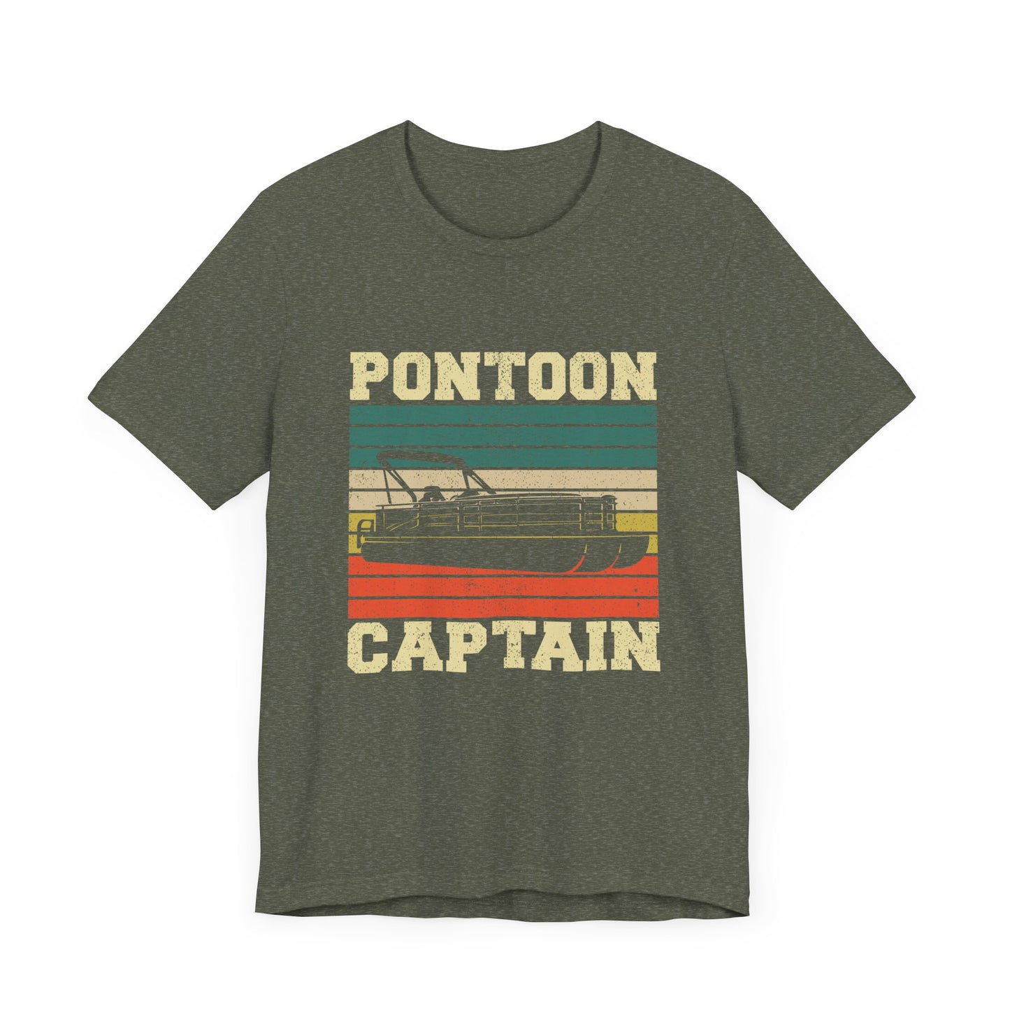 Pontoon Captain Father's Day Short Sleeve Tee