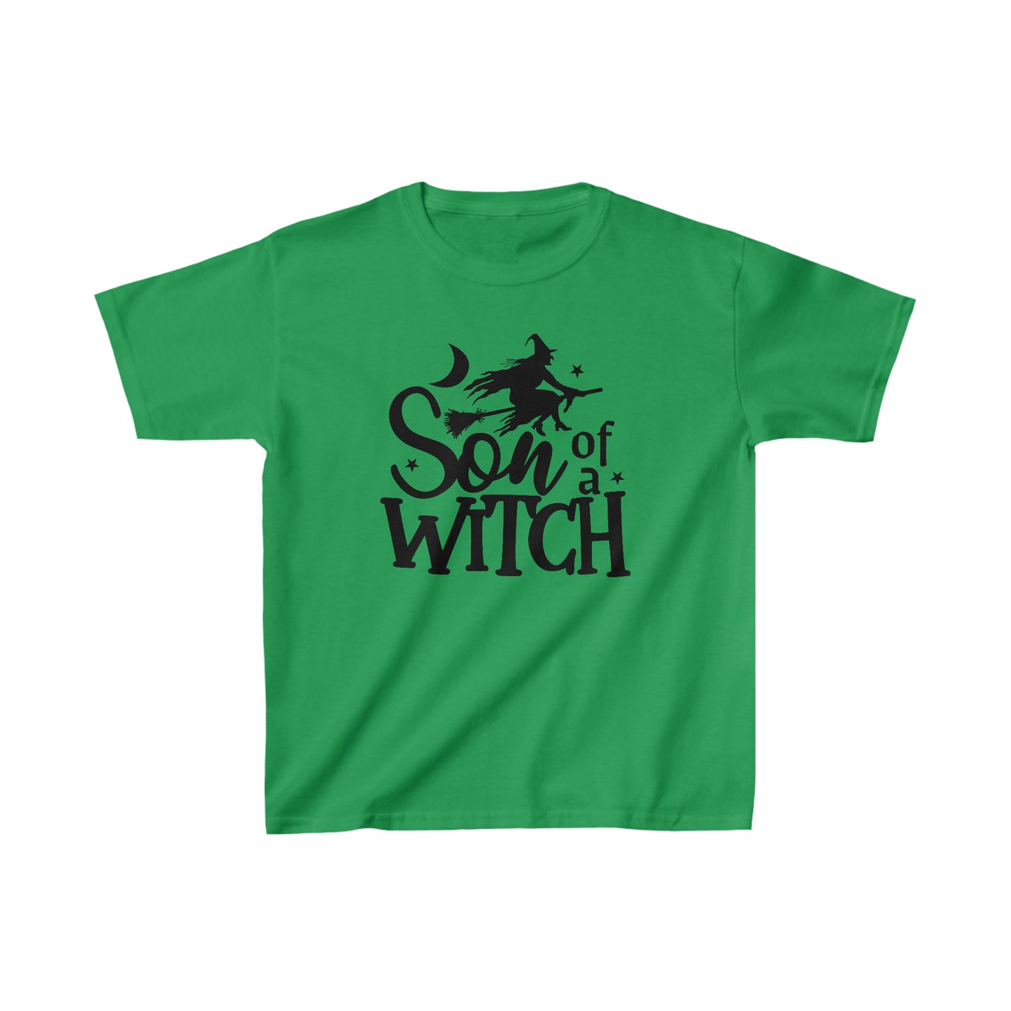 Son of a Witch Halloween Funny Youth Heavy Cotton Tee