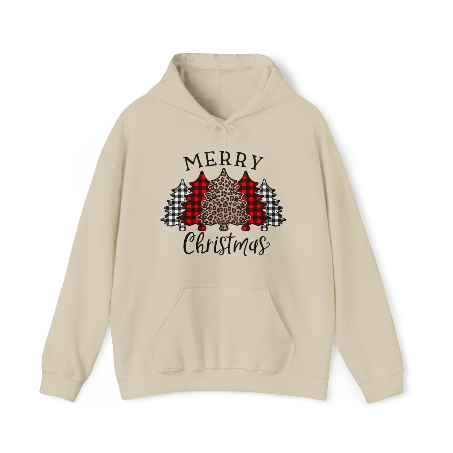 Merry Christmas With Buffalo Plaid Sweatshirt