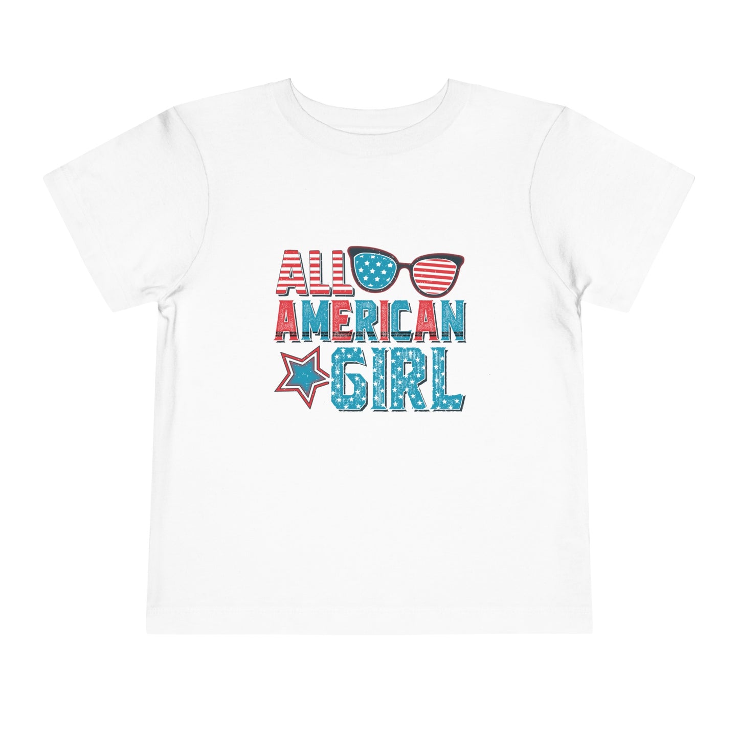 All American Toddler Girl's Short Sleeve Tee