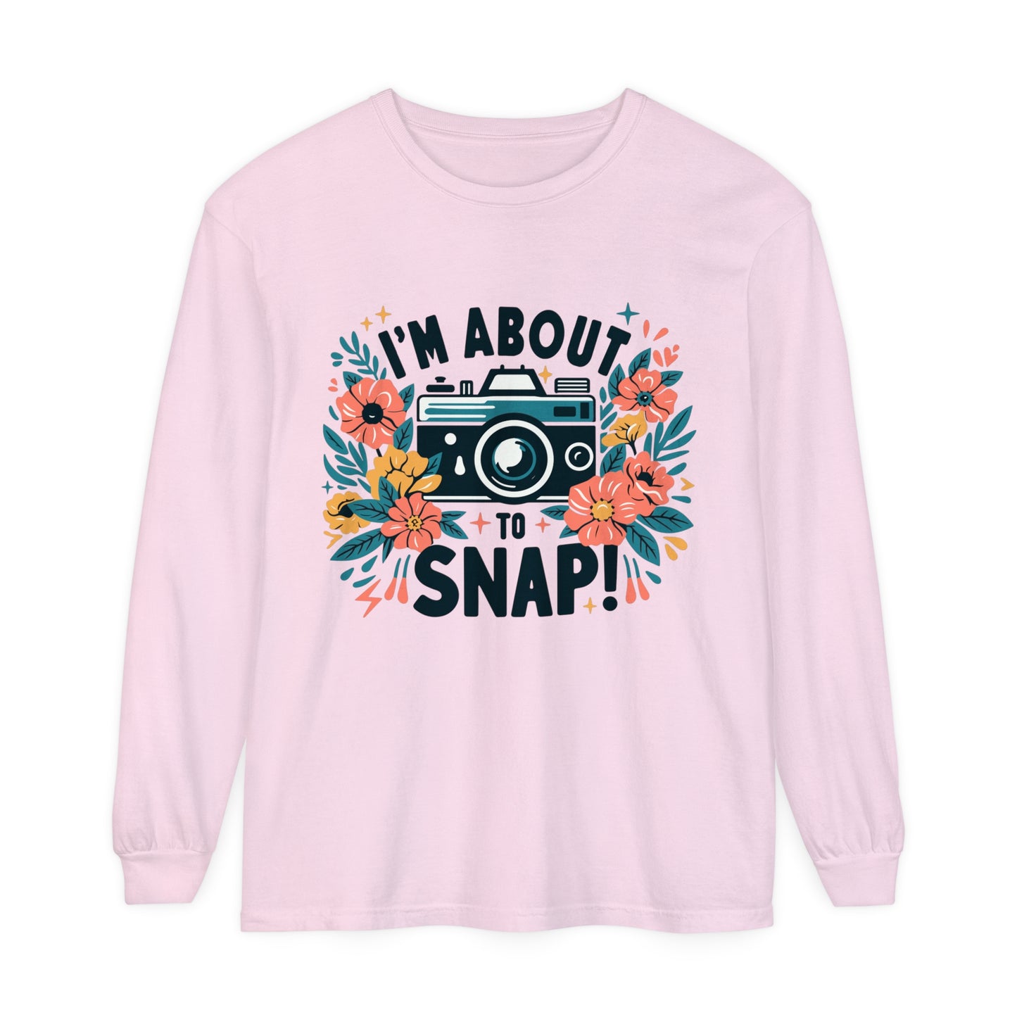 About to Snap Funny Photographer Women's Long Sleeve T-Shirt Comfort Colors