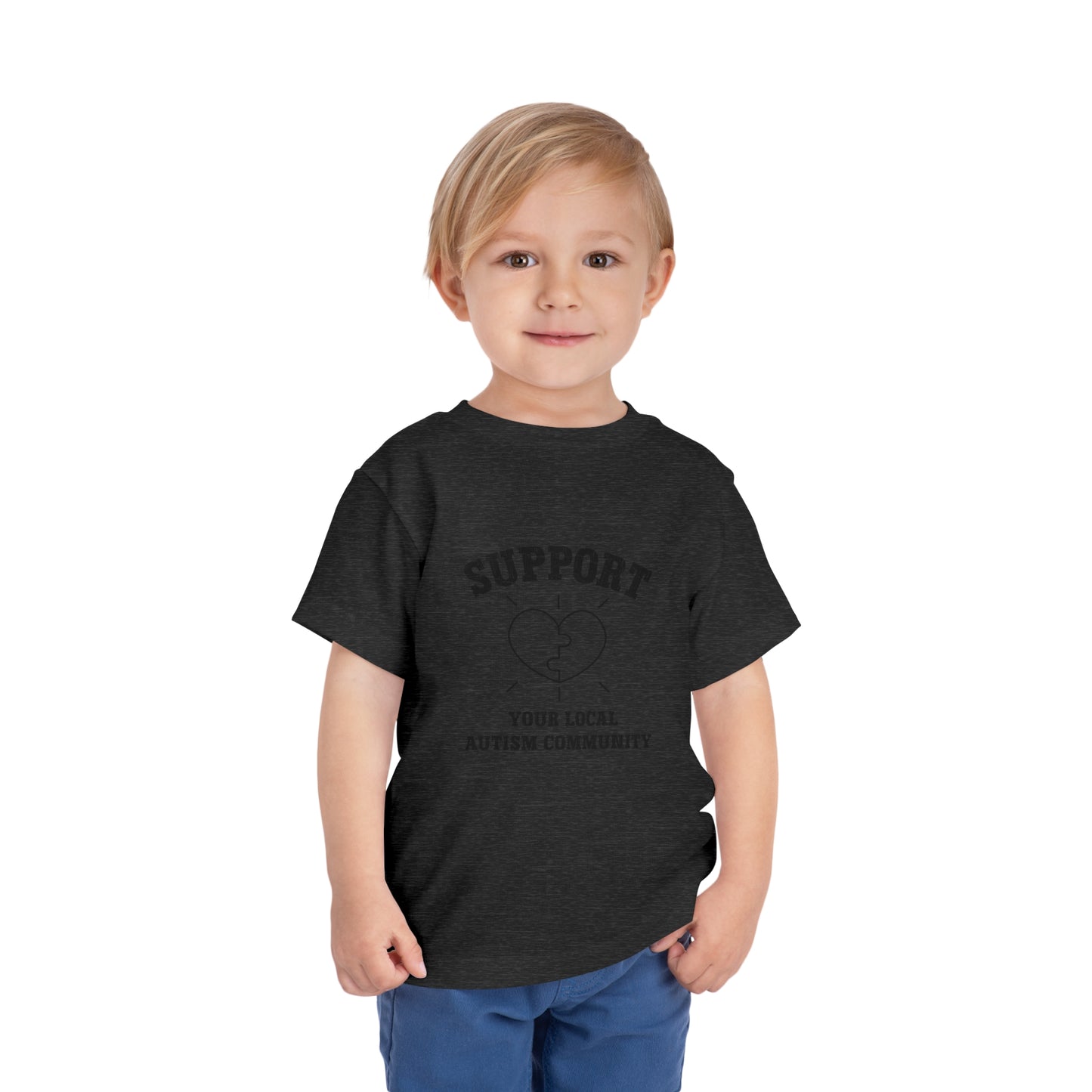 Support Your Local Autism Community  Autism Toddler Short Sleeve Tee