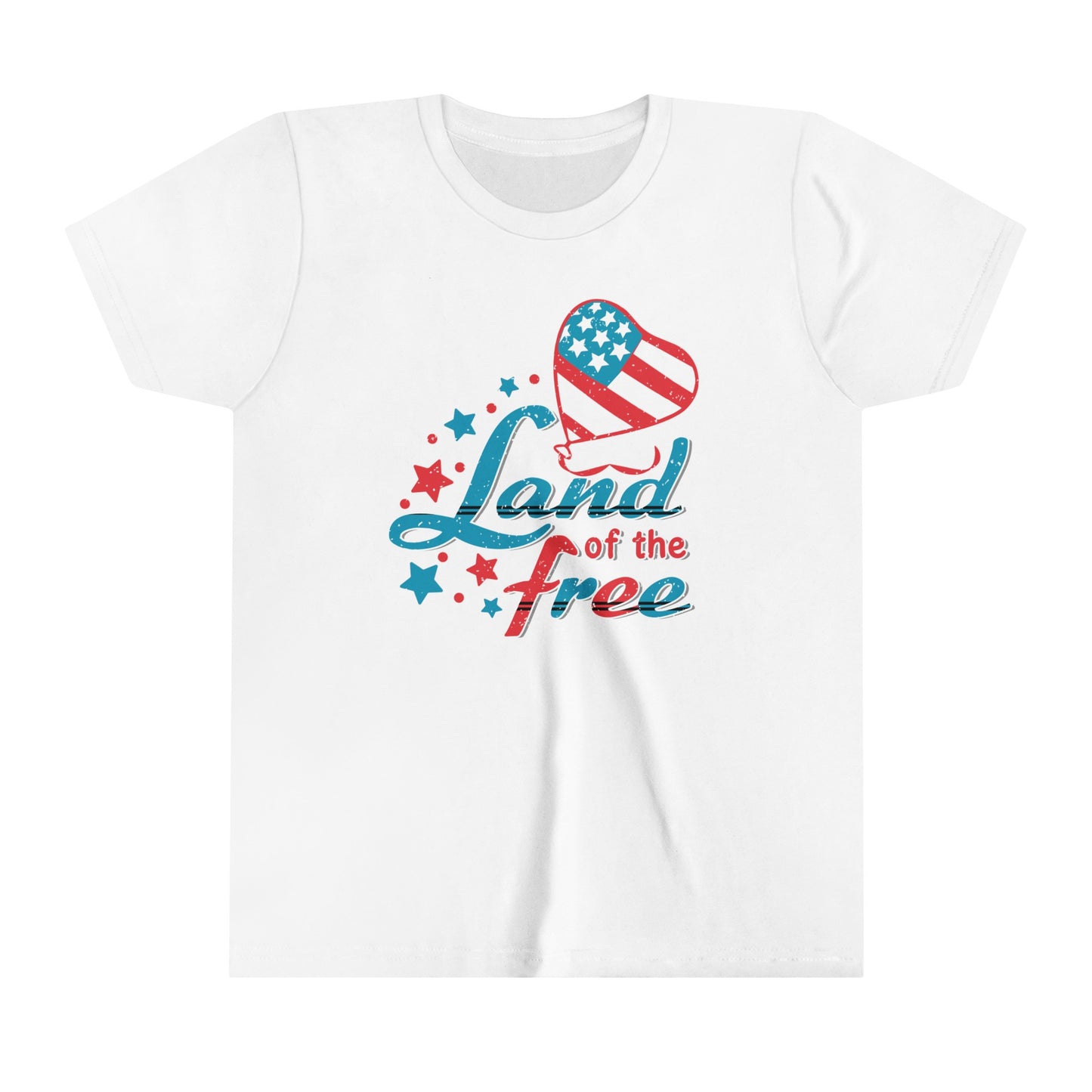 Land of the Free 4th of July USA Youth Shirt