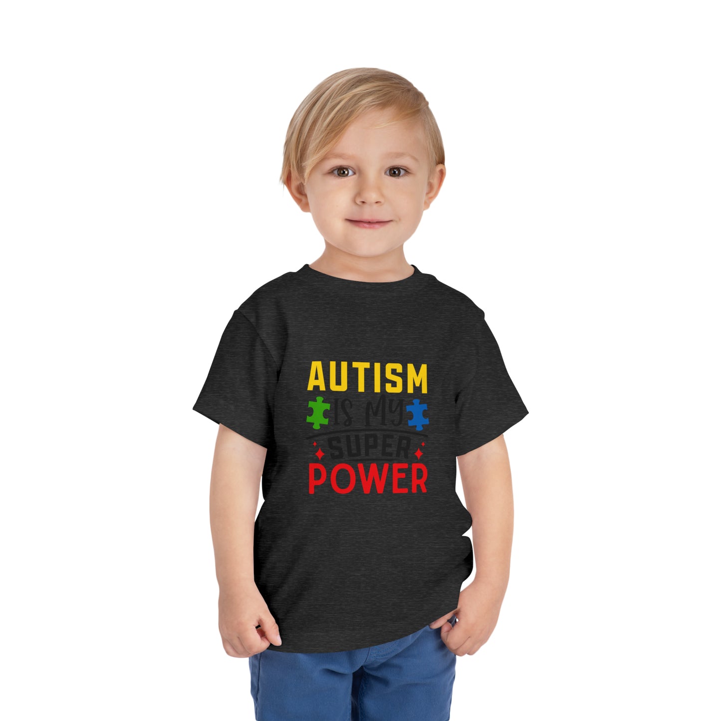 Autism is my super power Advocate Toddler Short Sleeve Tee