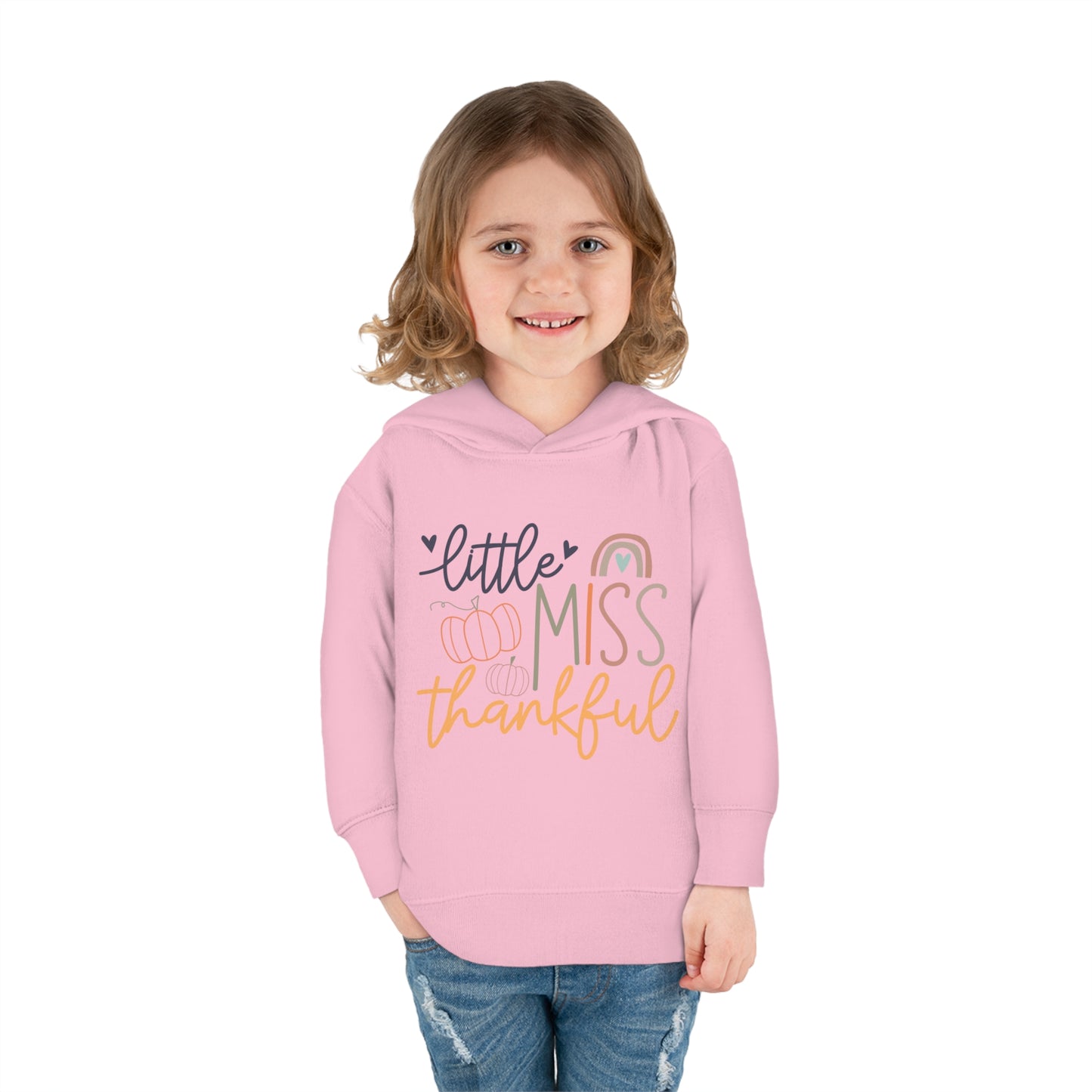 Style 4 Little Miss Thankful Toddler Pullover Fleece Hoodie