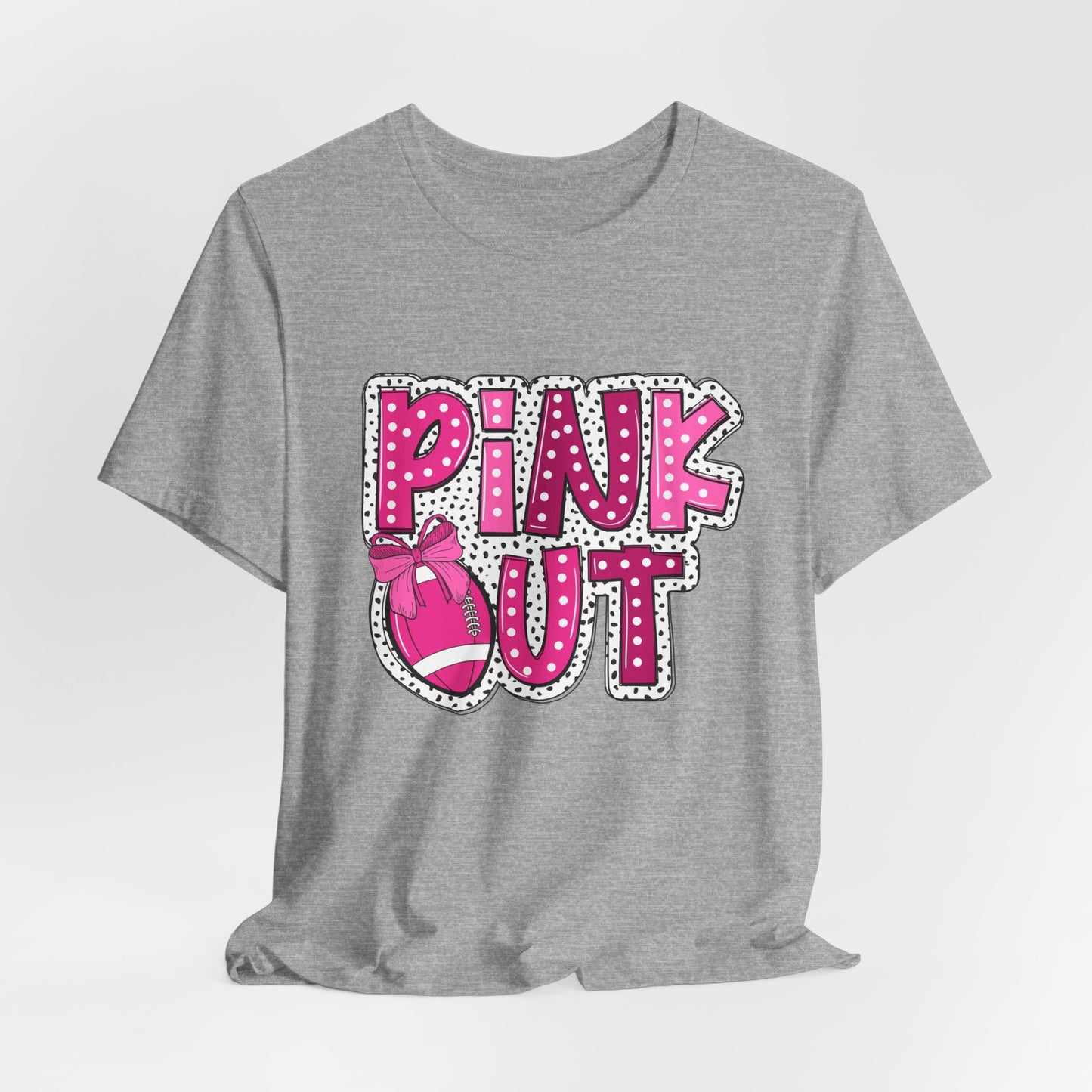 Pink Out Women's Breast Cancer Awareness Short Sleeve Tee