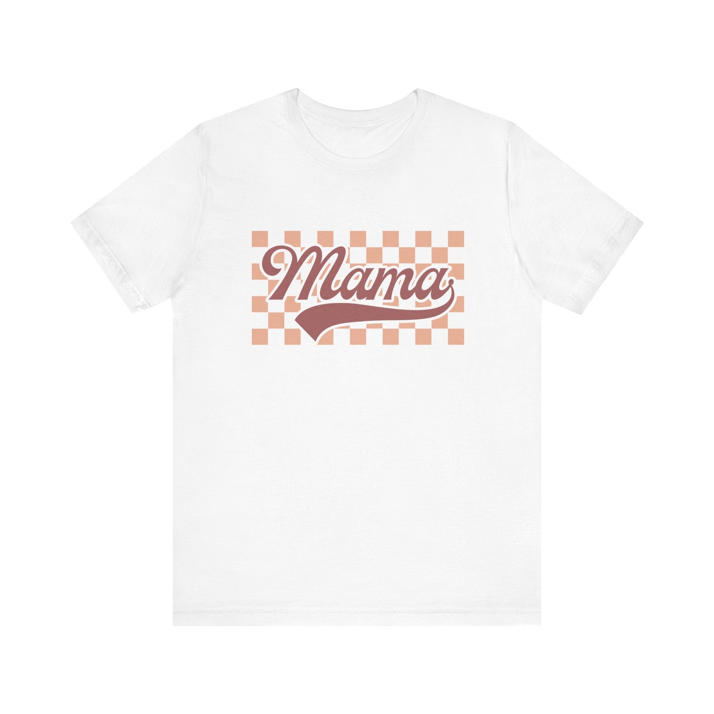 MAMA Checkered Women's Short Sleeve Tee