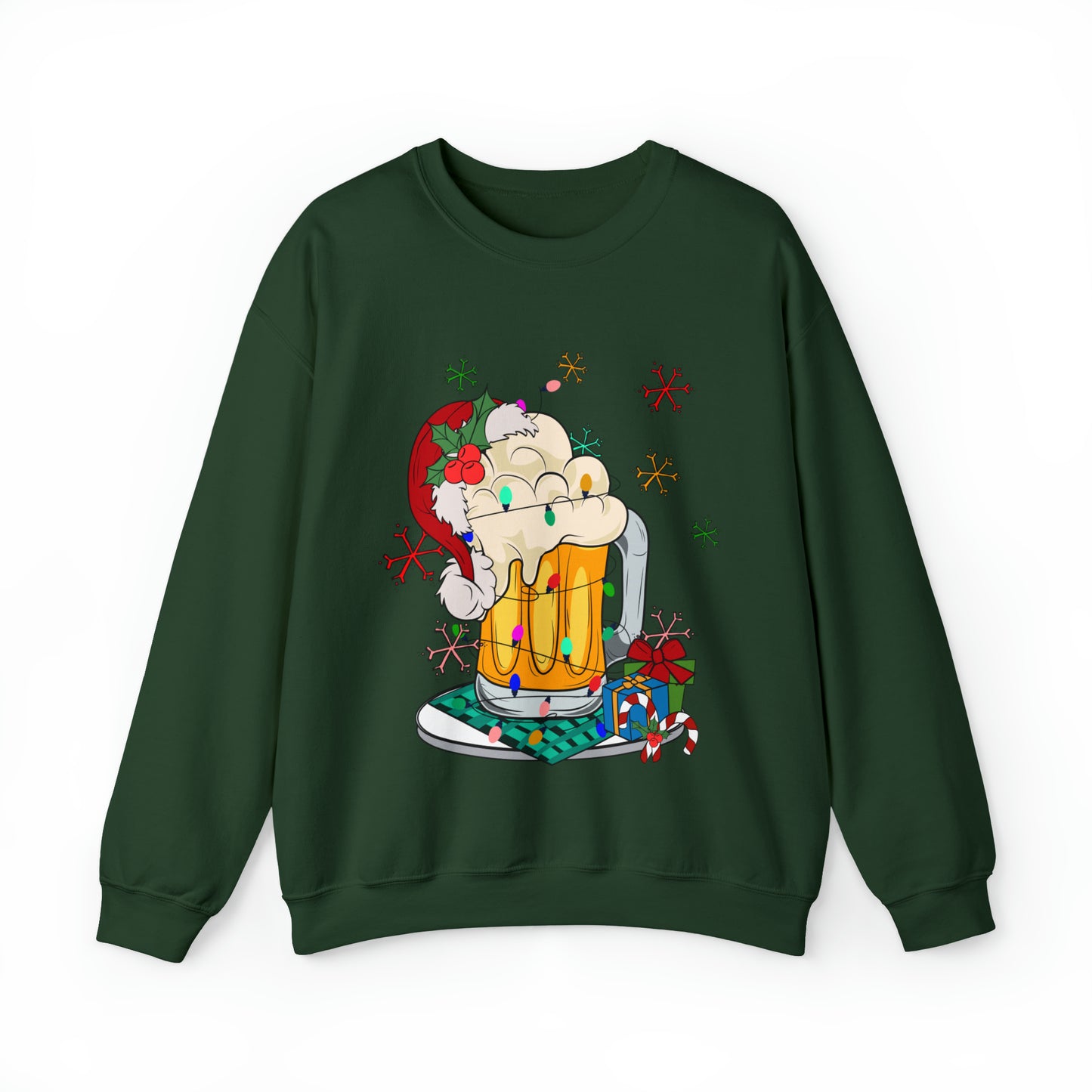 Christmas Beer Sweatshirt Men's and Women's