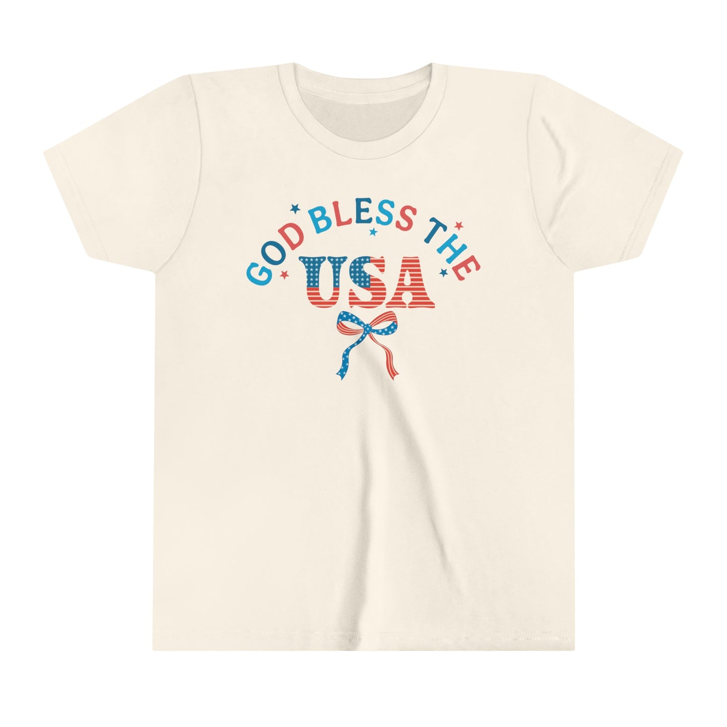 God Bless The USA Girl's Youth Shirt