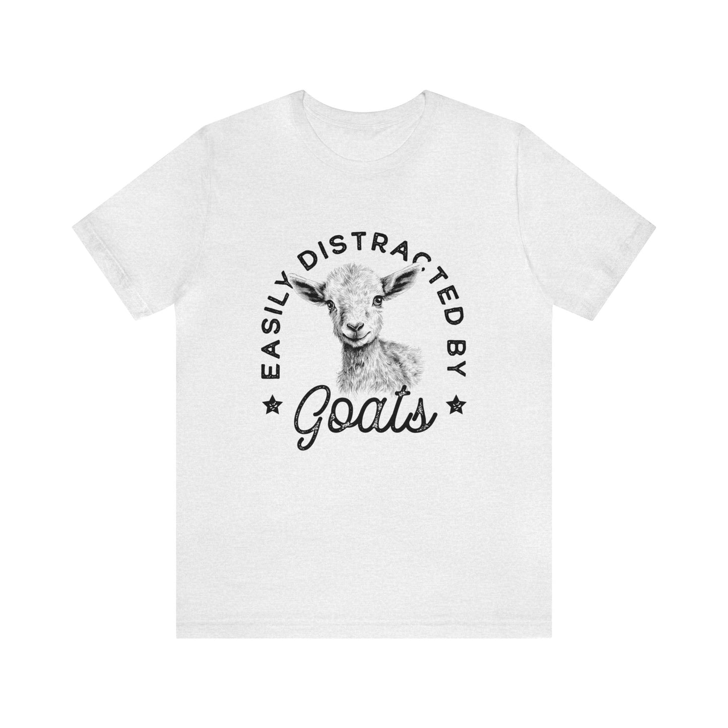 Easily Distracted By Goats Women's Tshirt