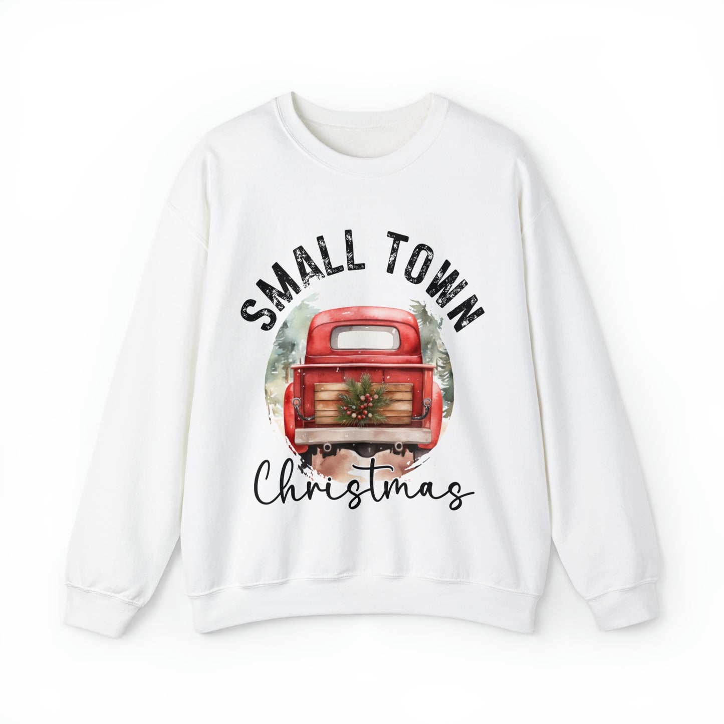 Small Town Christmas Women's Crewneck Sweatshirt