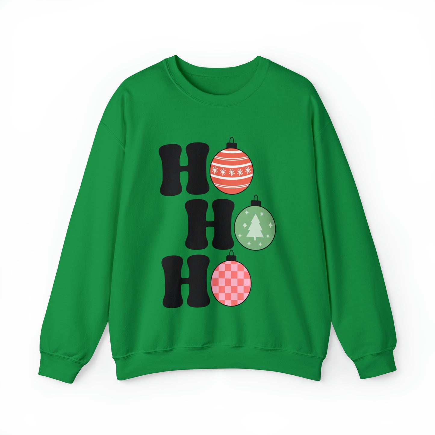 HO HO HO Women's Christmas Crewneck Sweatshirt