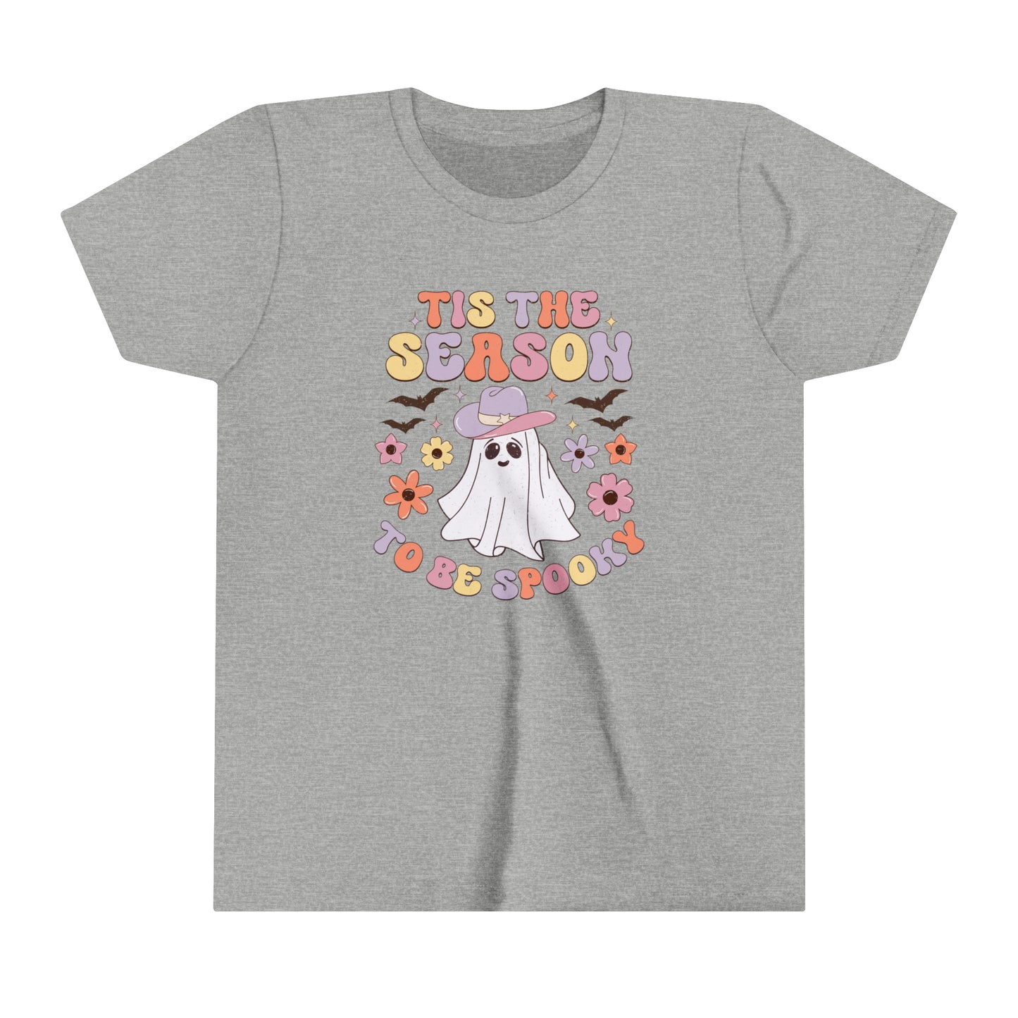'Tis the season to be spooky Girl's Youth Short Sleeve Tee