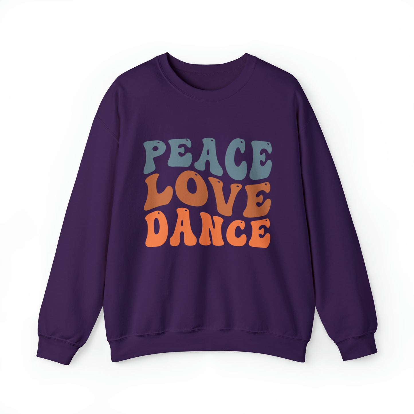 Peace Love Dance Crewneck Sweatshirt