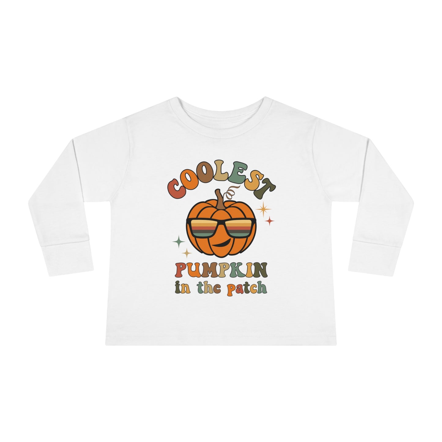 Coolest Pumpkin in the Patch Toddler Long Sleeve Tee