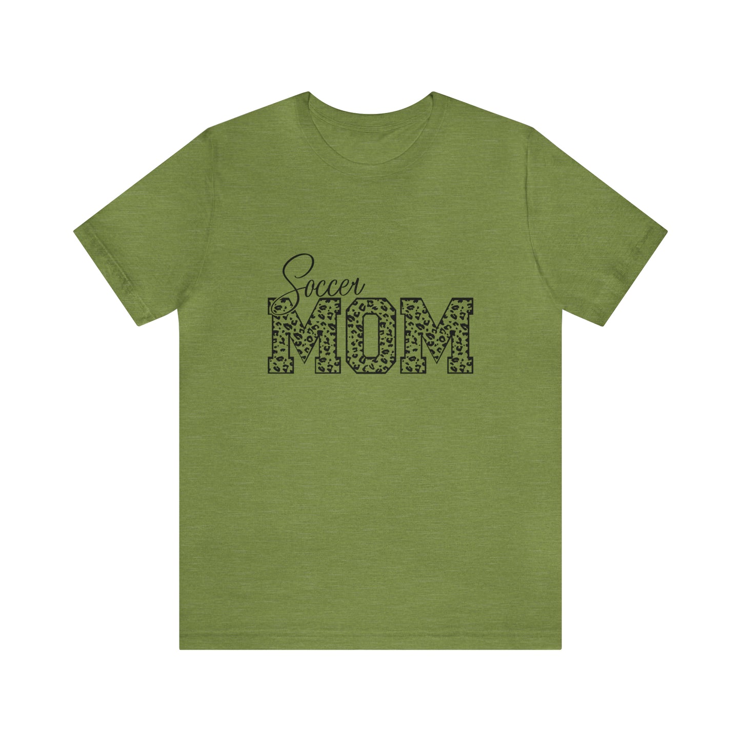 Soccer mom with animal print Short Sleeve Women's Tee