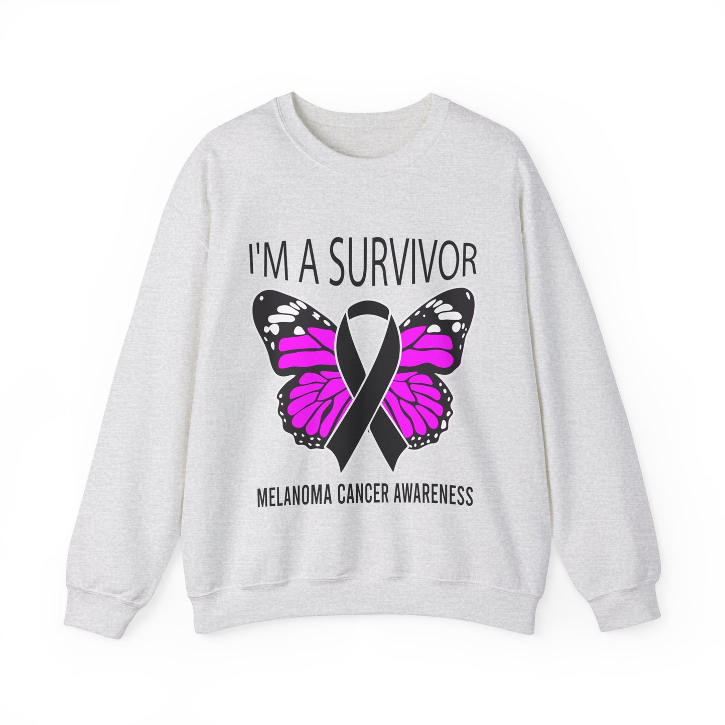 Melanoma Survivor Skin Cancer Advocacy Women's Sweatshirt