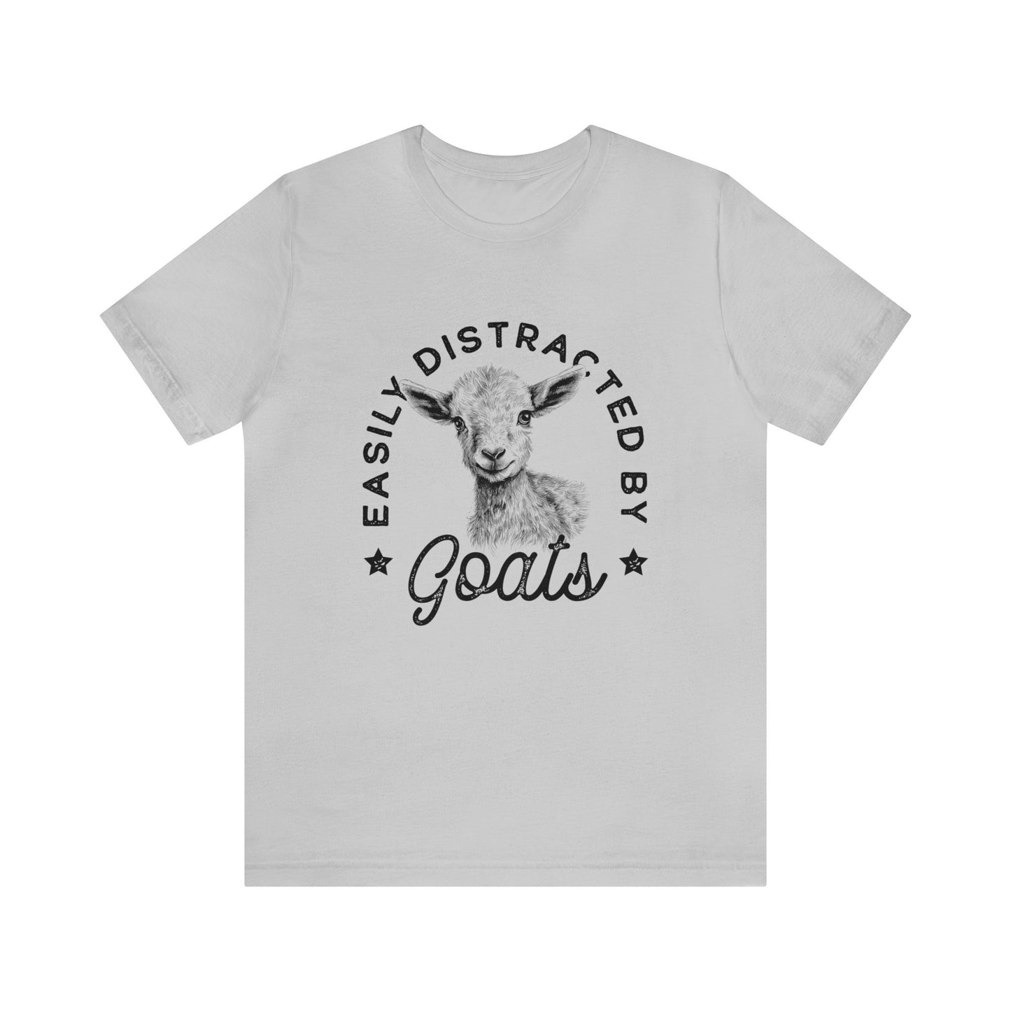 Easily Distracted By Goats Women's Tshirt