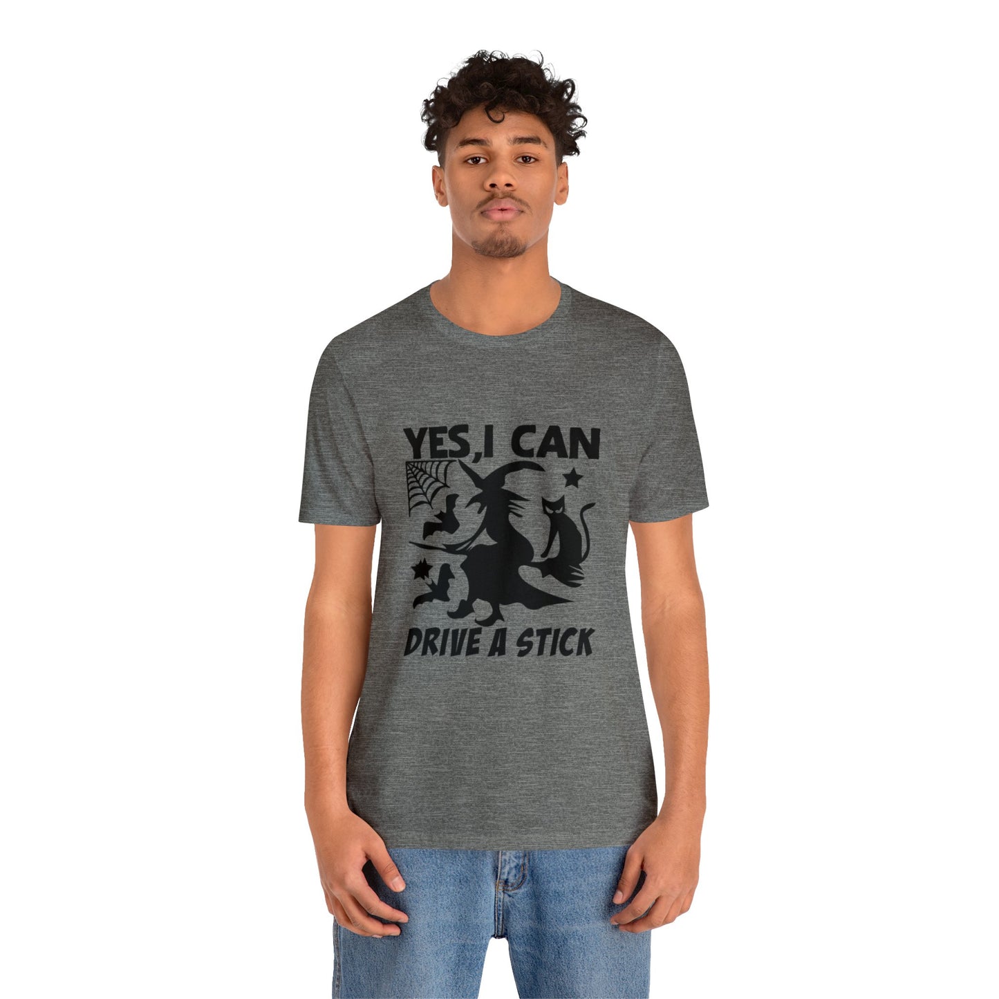 I can drive a stick (Witch on broom)  T-Shirt