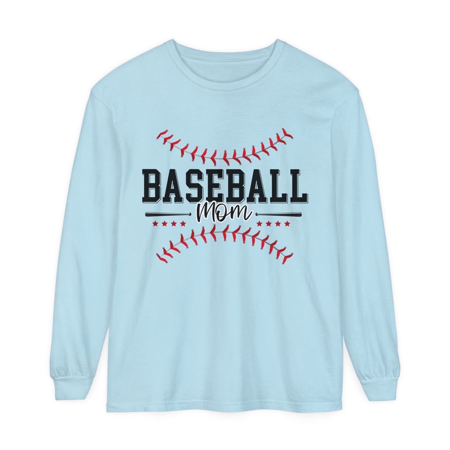 Baseball Mom Loose Long Sleeve T-Shirt