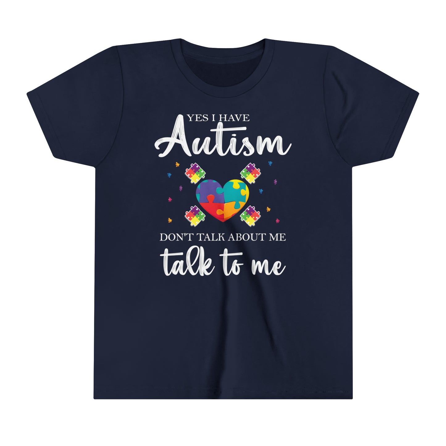 Talk to Me Autism Advocate Youth Shirt