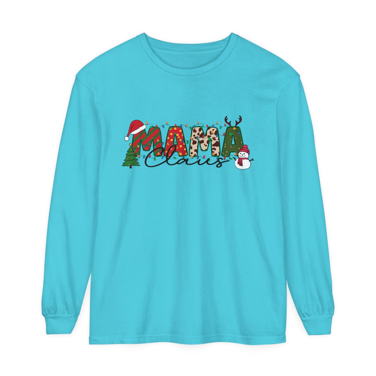 Mama Claus   Loose Long Sleeve T-Shirt